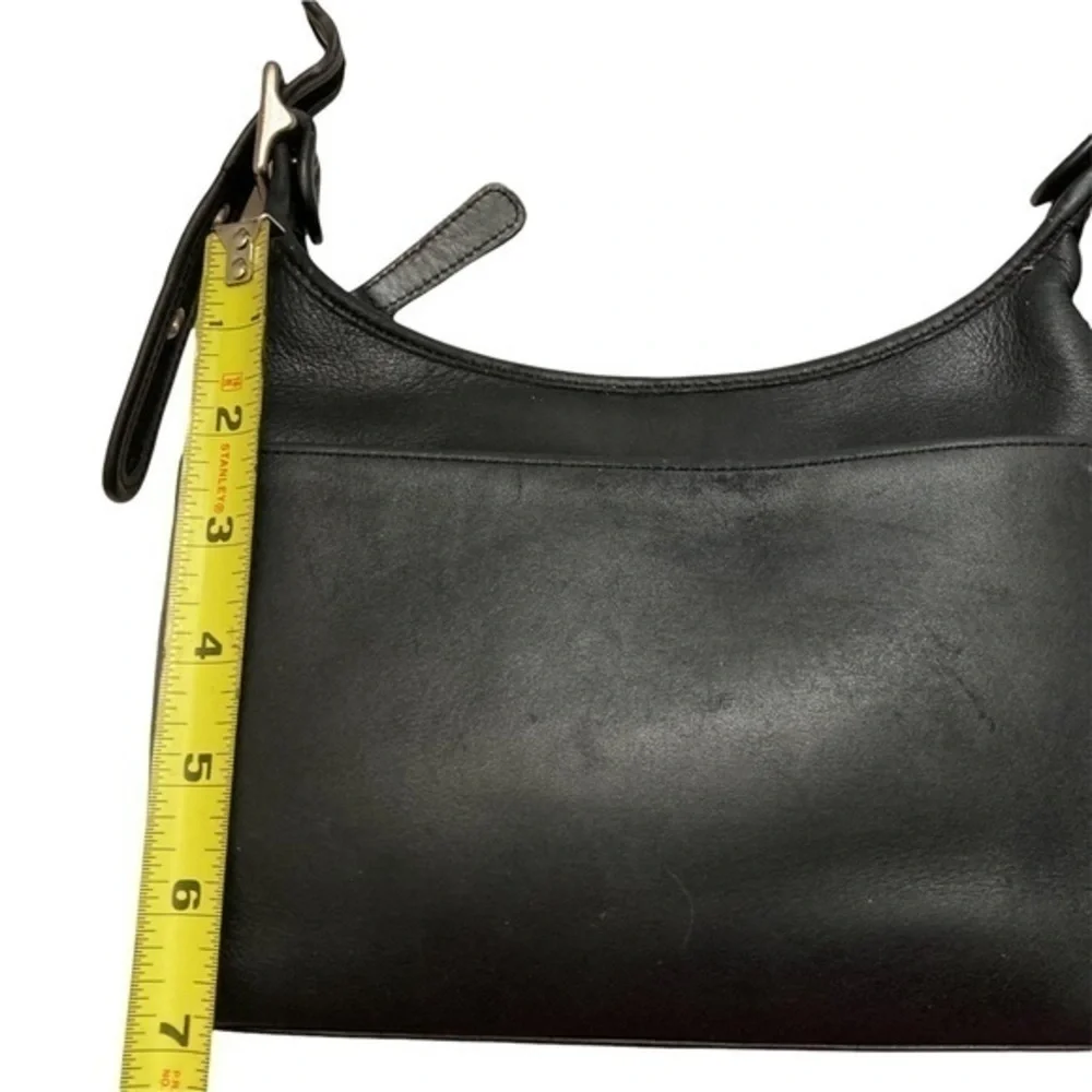 Coach vintage reissue Legacy Pocket Hobo, Black Leather, Style 9136